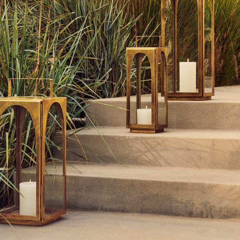 Hastings Aged Brass Outdoor Lantern 21.5" - image 2 of 5