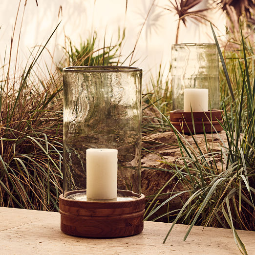 Oakley Teak Lanterns
