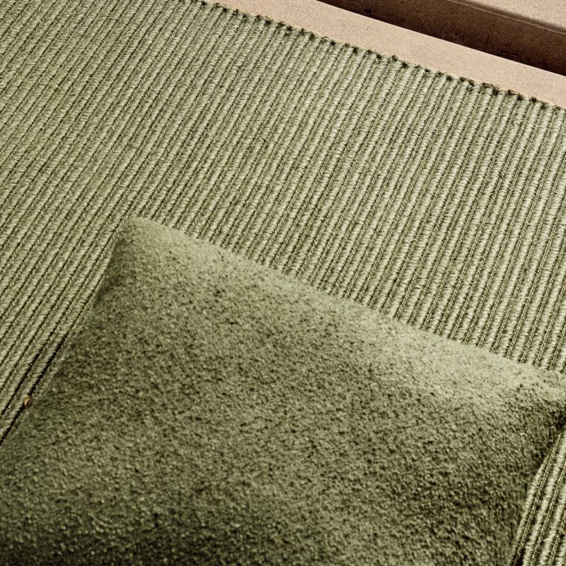 Sunbrella® Bolden Green Outdoor Throw Pillow 20"x20" - image 1 of 4