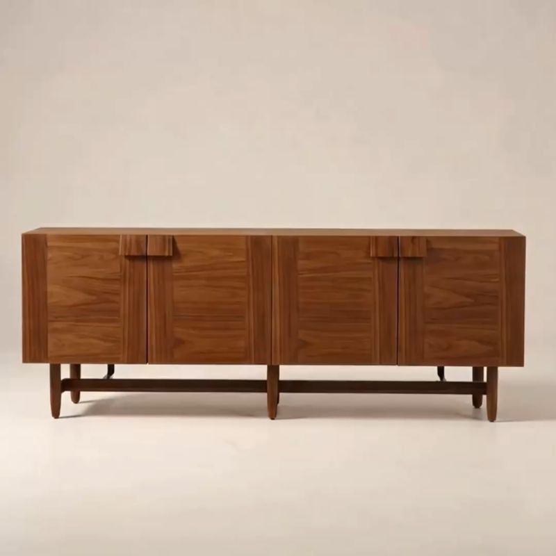 Play Coronado 77" Walnut Wood Credenza - video 1 of 1