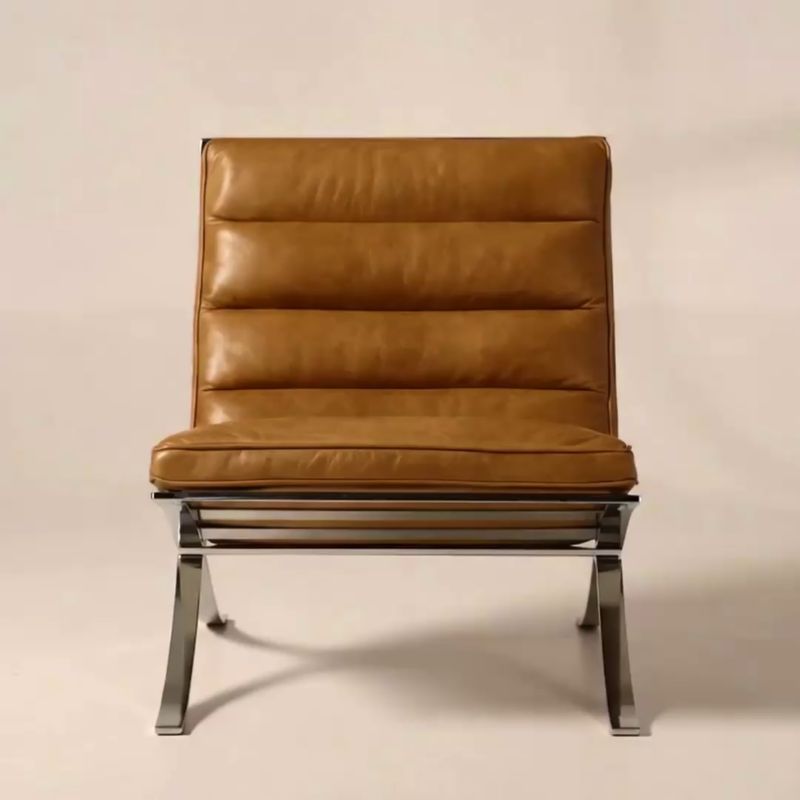 Play Nordhavn Saddle Brown Leather Chair Steen Østergaard - video 1 of 1
