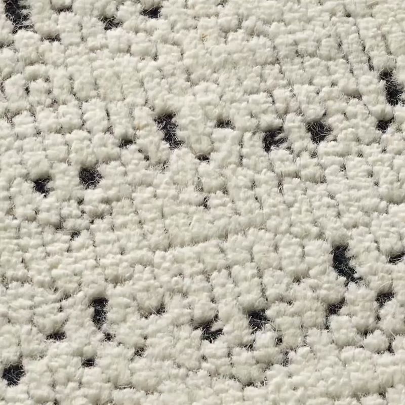 Play Calero Hand-Knotted Warm White with Black New Zealand Wool Area Rug 8'x10' - video 1 of 1