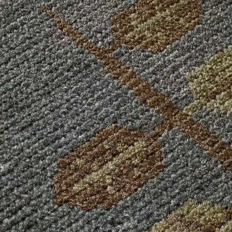 Play Fiora Hand-Knotted Distressed Navy CharcoalNew Zealand Wool Area Rug 8'x10' - video 2 of 2