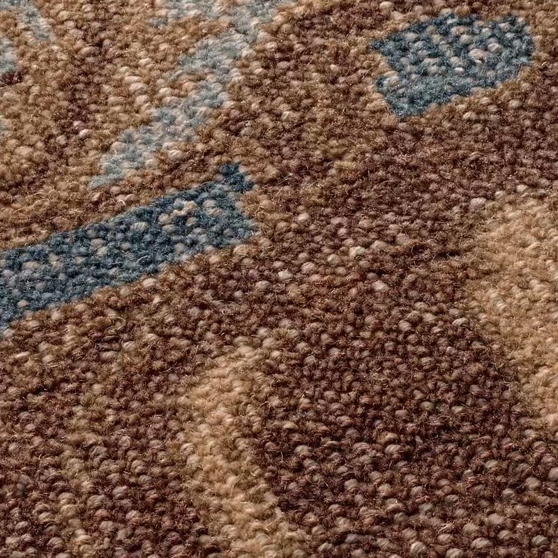 Play Lavidia Hand-Knotted Sienna Brown New Zealand Wool Area Rug 8'x10' - video 1 of 1