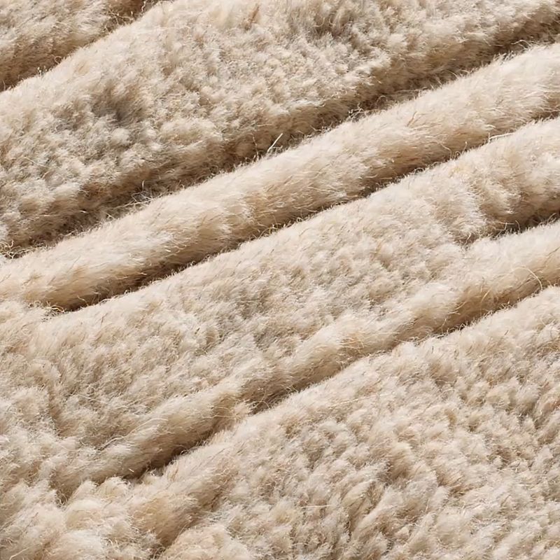 Emerson Hand-Knotted Warm White New Zealand Wool Area Rug 8'x10'