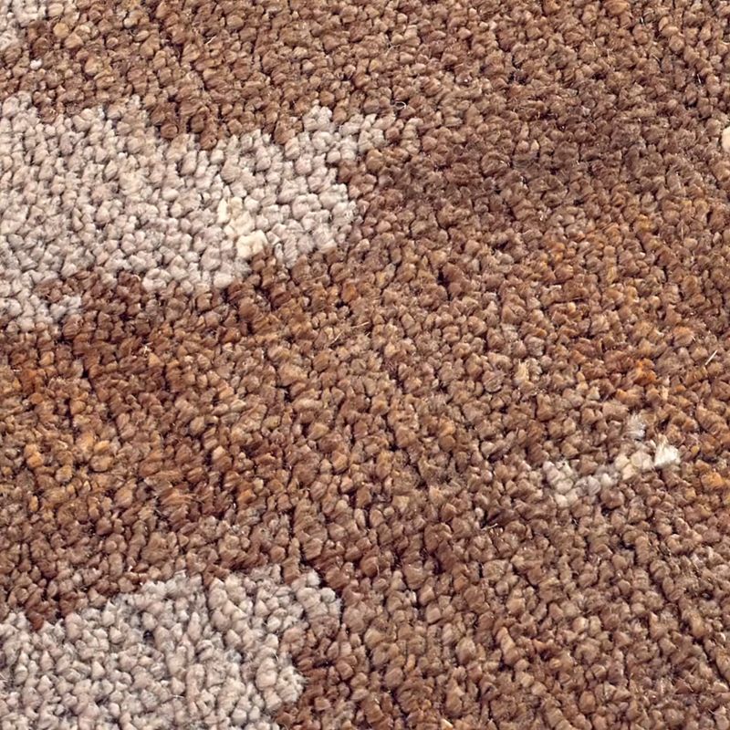 Play Isadore Hand-Knotted Taupe with Sienna Brown Viscose and Wool Area Rug 6'x9' - video 1 of 1