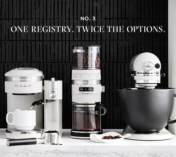 Number 3. One registry. Twice the options.