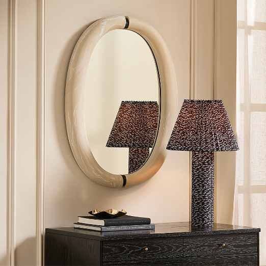 Scrunch Black and White Table Lamp