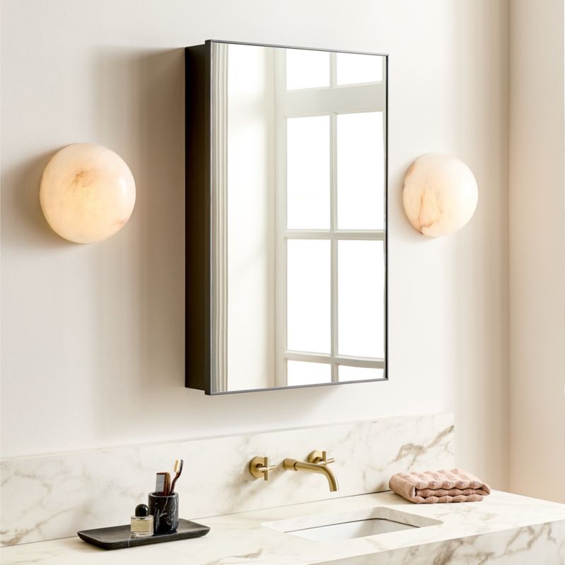 Infinity Black Medicine Cabinet 18"x27" - image 2 of 8