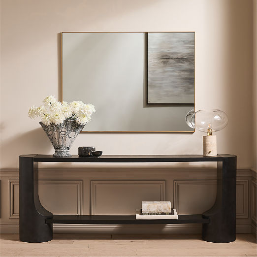 Infinity Rectangular Brass Wall Mirror 36"x48"