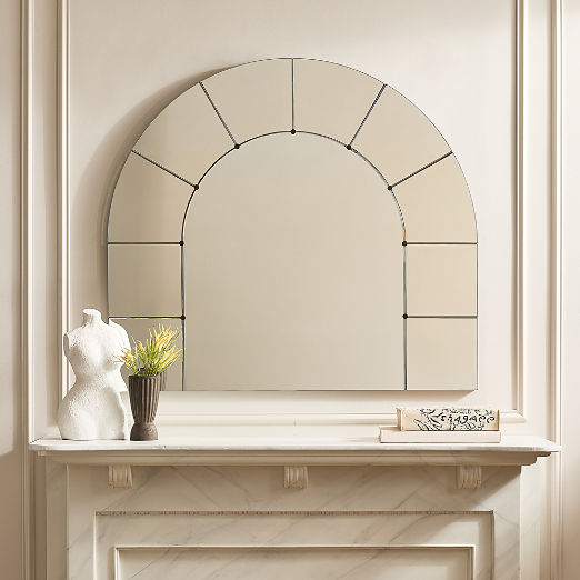 Academy Arched Mantle Mirror 46"X41"