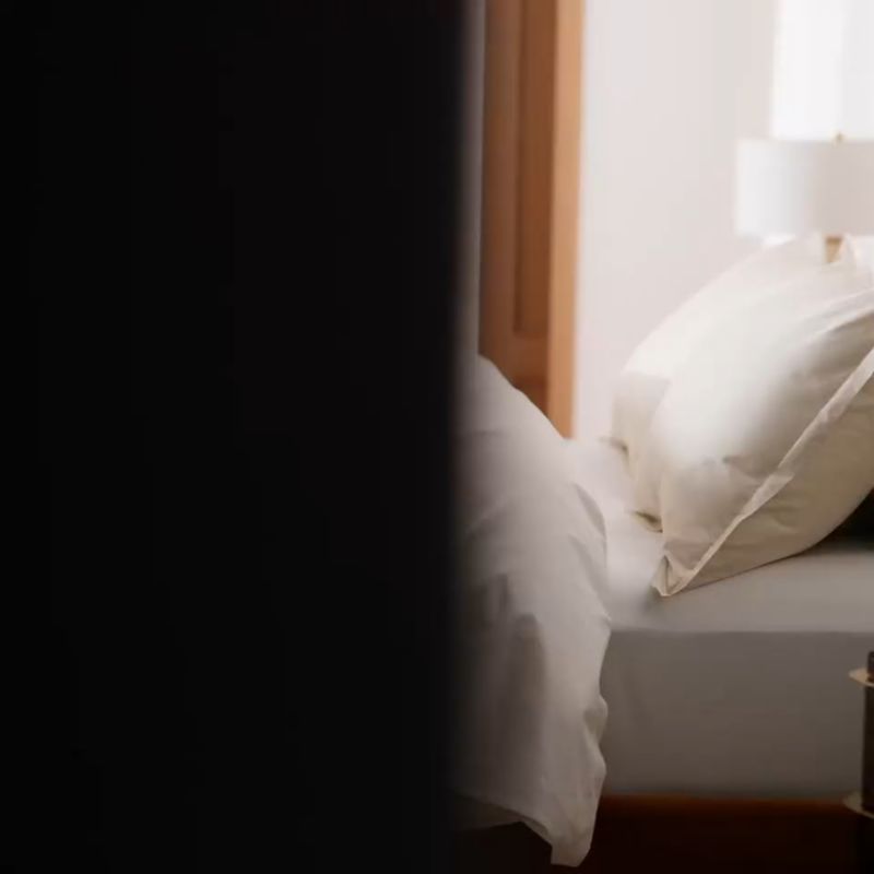 Play Premier White Organic Cotton Percale 500 Thread Count Standard Pillow Shams Set of 2 - video 1 of 1