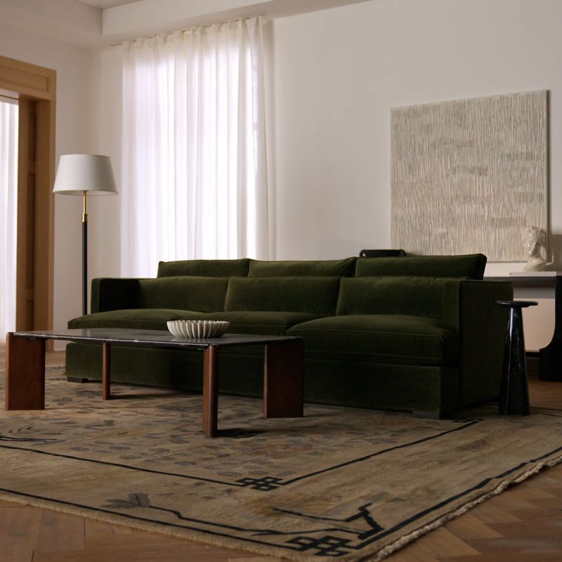 Play Eastman 75" White Performance Fabric Sofa - video 1 of 2