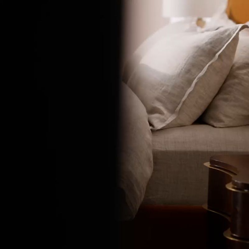 Play Premier Sage Green EUROPEAN FLAX™-Certified Heathered Linen Full/Queen Bedding Set - video 1 of 1