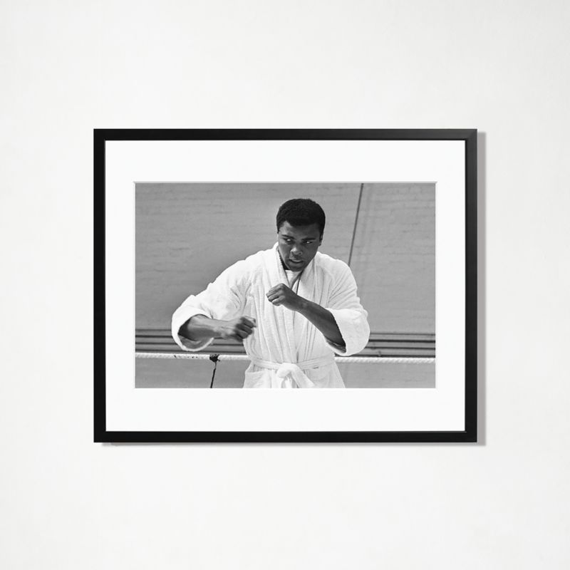 'Cassius Clay at London Training' Photographic Print in Black Frame 17.75"X21.75" - image 0 of 4