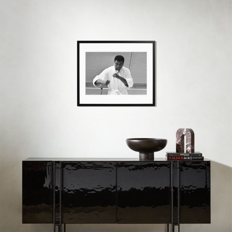 Cassius Clay at London Training' Photographic Print in Black Frame 21.75"X25.75" - image 2 of 4