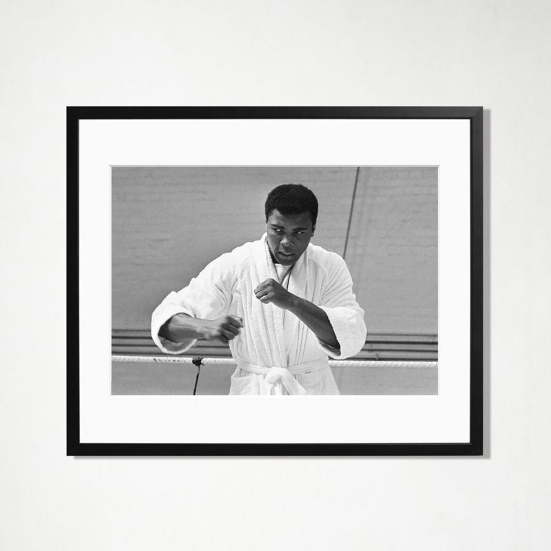 Cassius Clay at London Training' Photographic Print in Black Frame 21.75"X25.75" - image 0 of 4