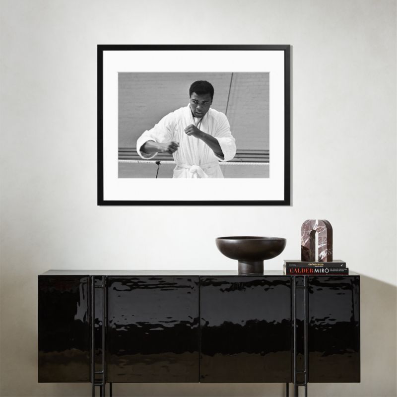 Cassius Clay at London Training' Photographic Print in Black Frame 21.75"X25.75" - image 3 of 4