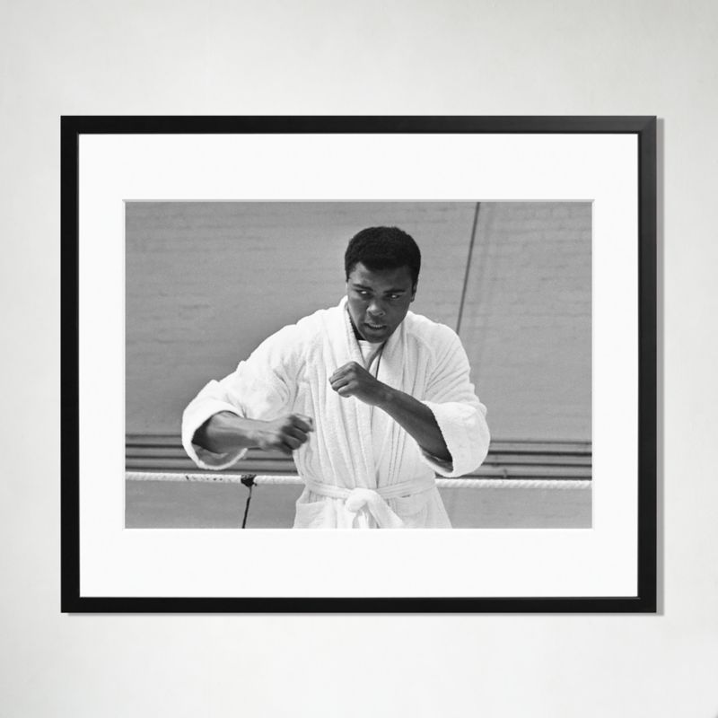 Cassius Clay at London Training' Photographic Print in Black Frame 21.75"X25.75" - image 1 of 4