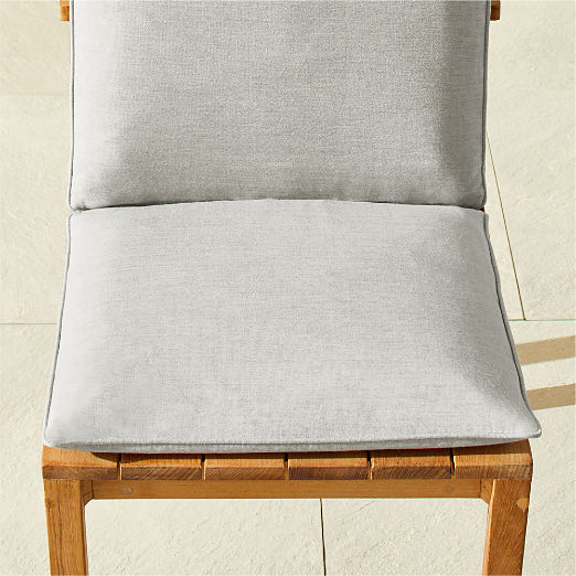 Cabra Grey Outdoor Dining Chair Sunbrella® Cushion