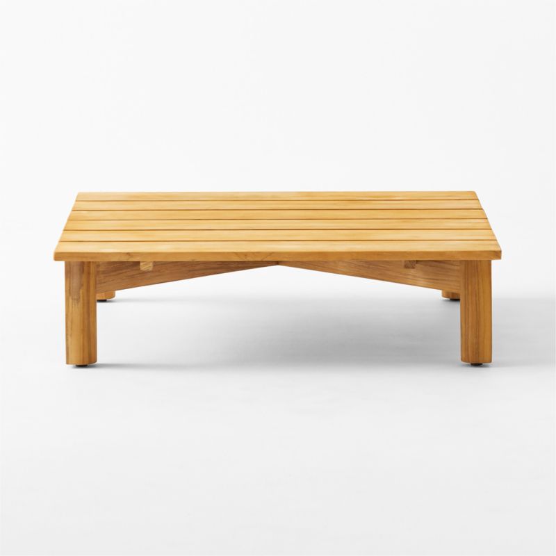 Cabra Teak Outdoor Coffee Table - image 5 of 8