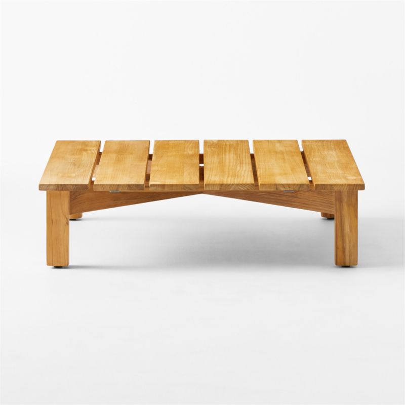 Cabra Teak Outdoor Coffee Table - image 3 of 8