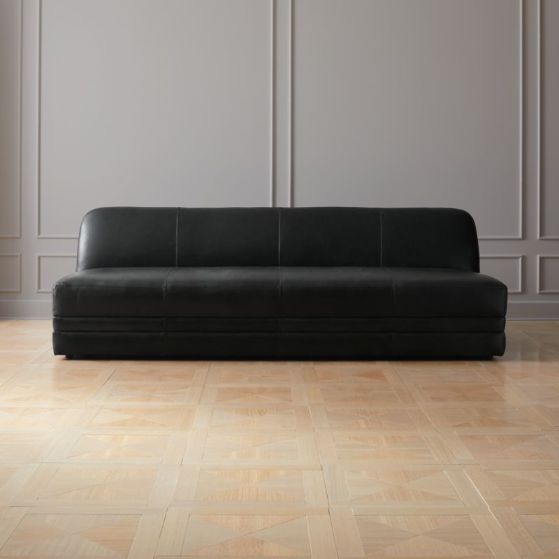 black sofa