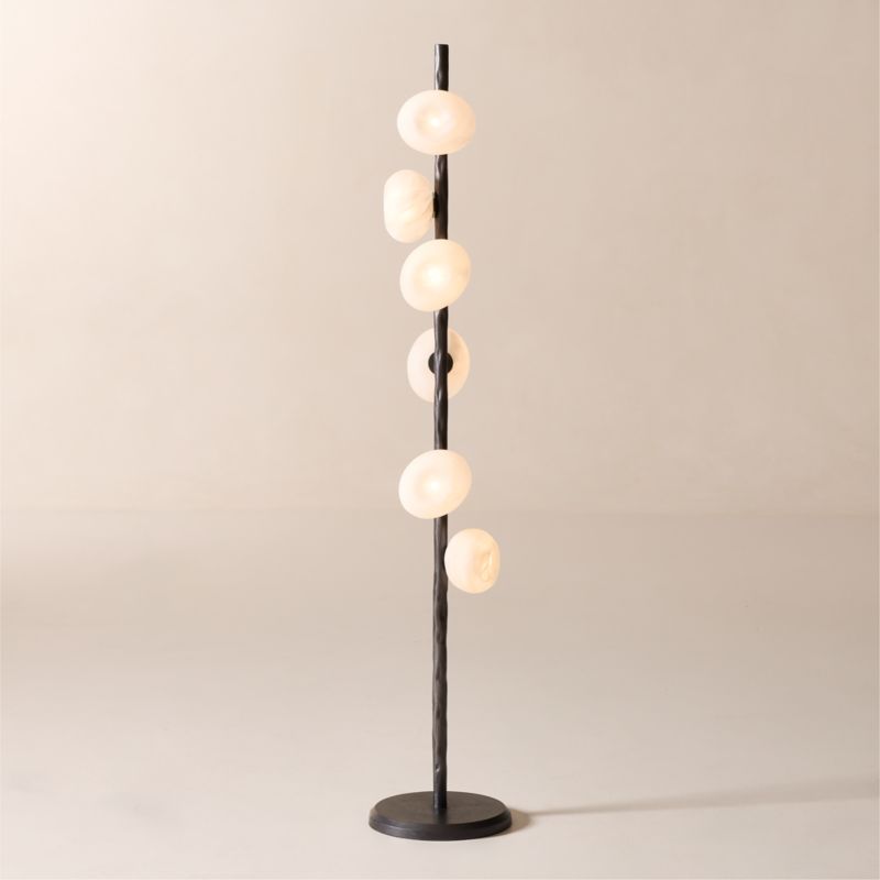 Viewing product image Cahya Murano Glass Floor Lamp 59" by Casa Dean by Swizz Beatz - image 1 of 6