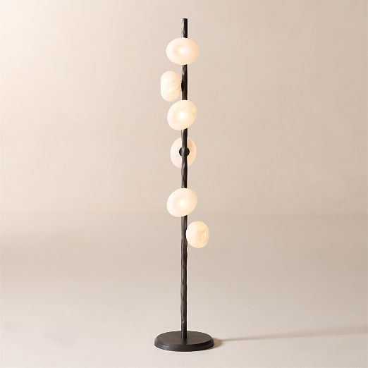 Cahya Murano Glass Floor Lamp 59" by Casa Dean by Swizz Beatz