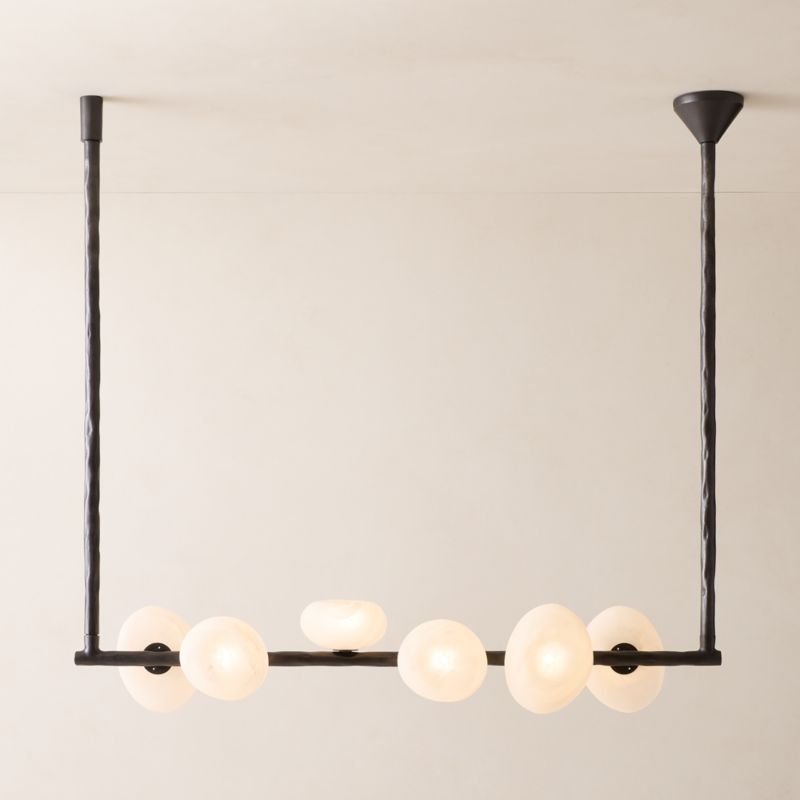 Cahya Murano Glass Linear Pendant Light 50" by Casa Dean by Swizz Beatz - image 5 of 7