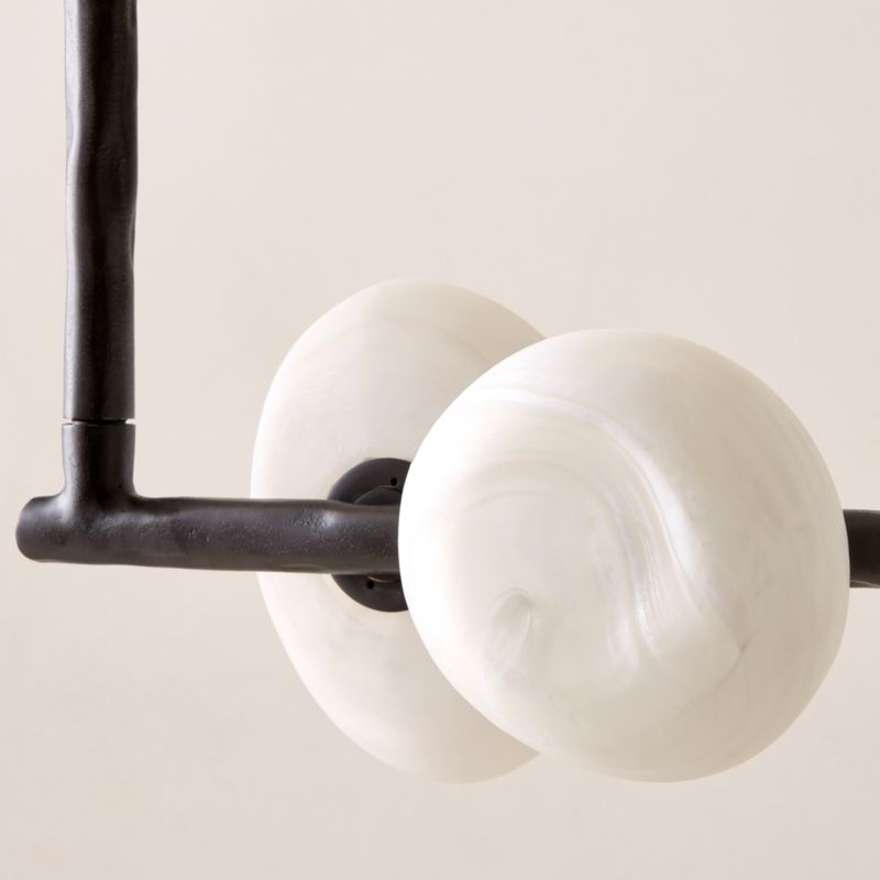 Cahya Murano Glass Linear Pendant Light 50" by Casa Dean by Swizz Beatz - image 2 of 7