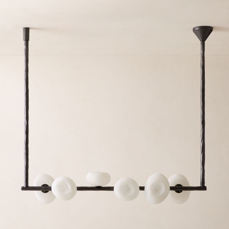 Cahya Murano Glass Linear Pendant Light 50" by Casa Dean by Swizz Beatz - image 6 of 7