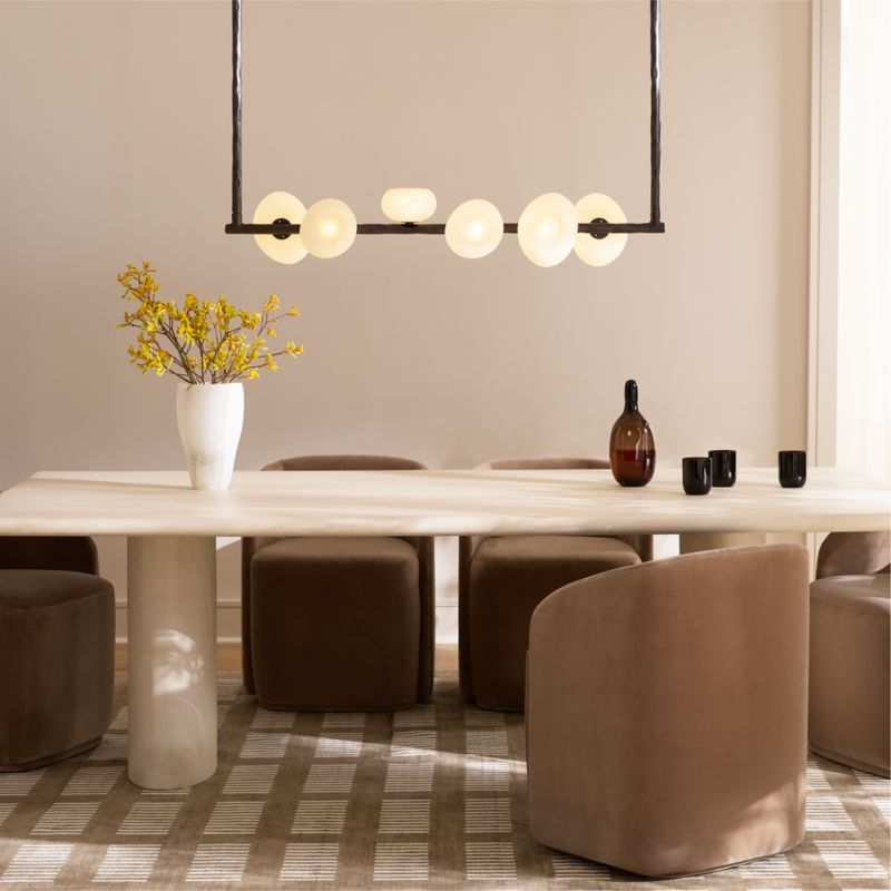 Cahya Murano Glass Linear Pendant Light 50" by Casa Dean by Swizz Beatz - image 1 of 7