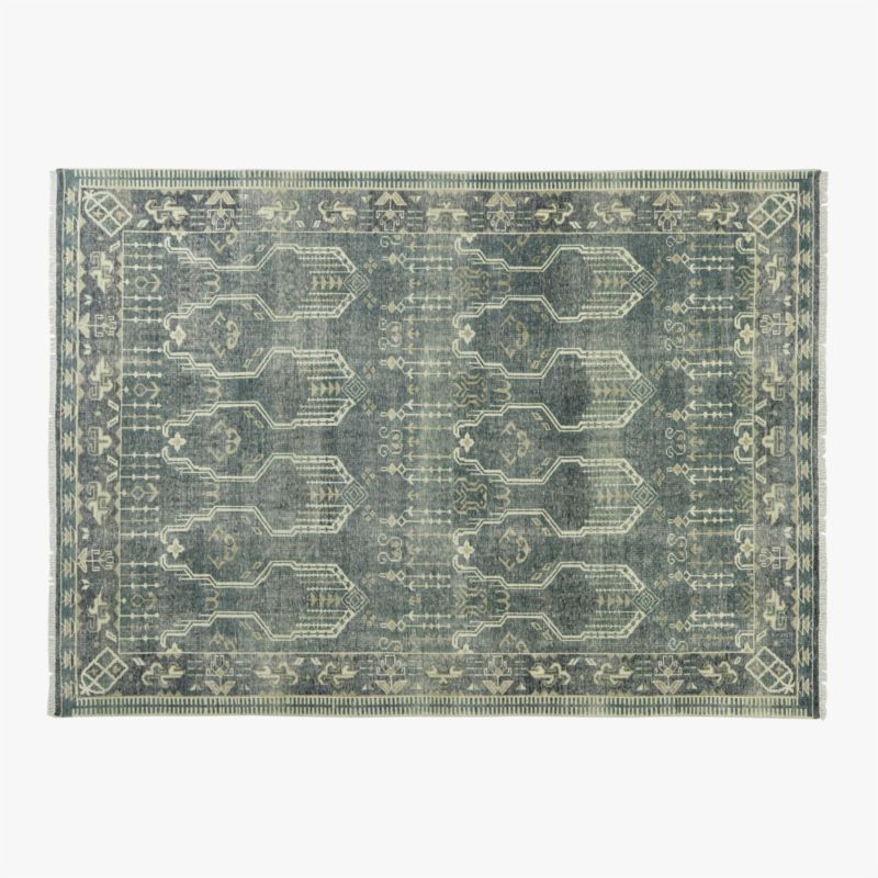 Cala Hand-Knotted Smoked Green New Zealand Wool Area Rug 12'x15' - image 0 of 7