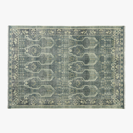 Cala Hand-Knotted Smoked Green New Zealand Wool Area Rug 10'x14'