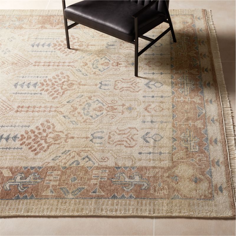 Cala Hand-Knotted Warm White New Zealand Wool Area Rug 6'x9' - image 2 of 5