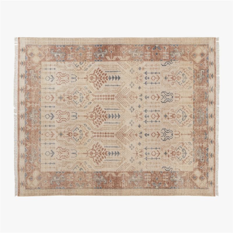 Cala Hand-Knotted Warm White New Zealand Wool Area Rug 8'x10' - image 0 of 5