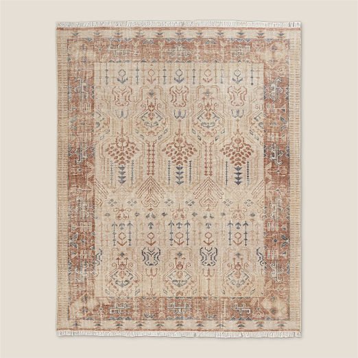 Cala Hand-Knotted Warm White New Zealand Wool Area Rug 8'x10'