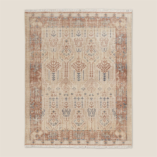 Cala Hand-Knotted Warm White New Zealand Wool Area Rug