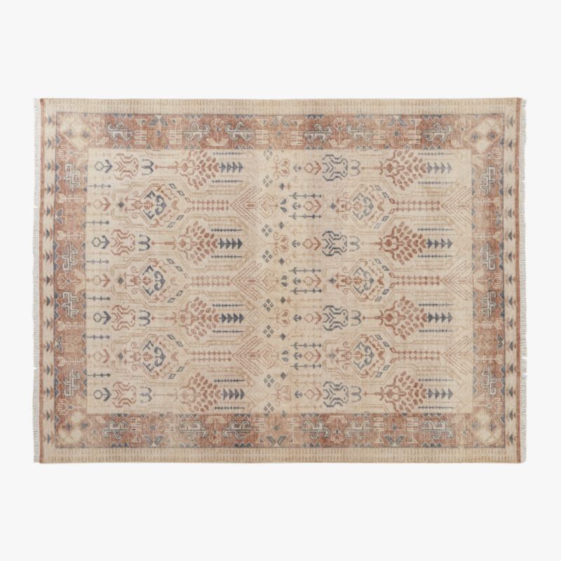 Cala Hand-Knotted Warm White New Zealand Wool Area Rug 9'x12' - image 0 of 5