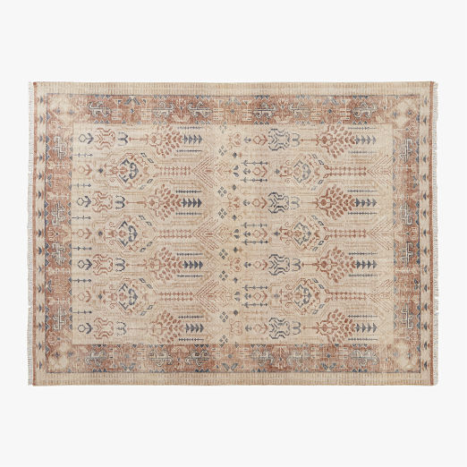 Cala Hand-Knotted Warm White New Zealand Wool Area Rug 9'x12'