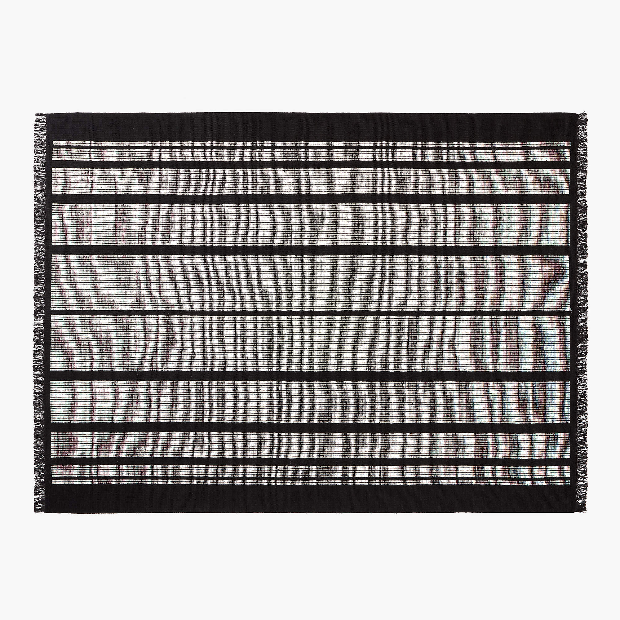 calia-modern-black-and-white-striped-area-rug-9-x12-reviews-cb2