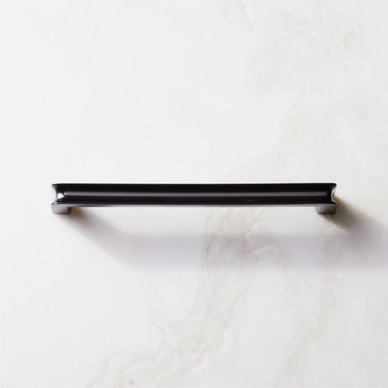 Viewing product image Calix Matte Black Metal Handle 6" - image 1 of 5