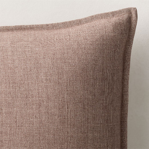 Callas Smoked Lavender Linen Throw Pillow 22"x15"