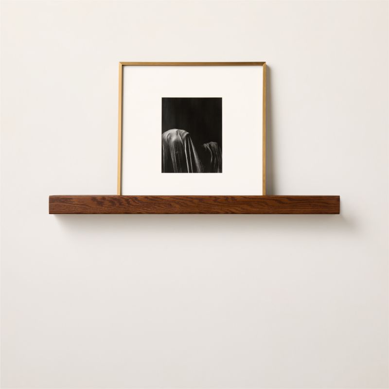 Calo Wood Picture Wall Shelf with Rail 36" - image 2 of 5