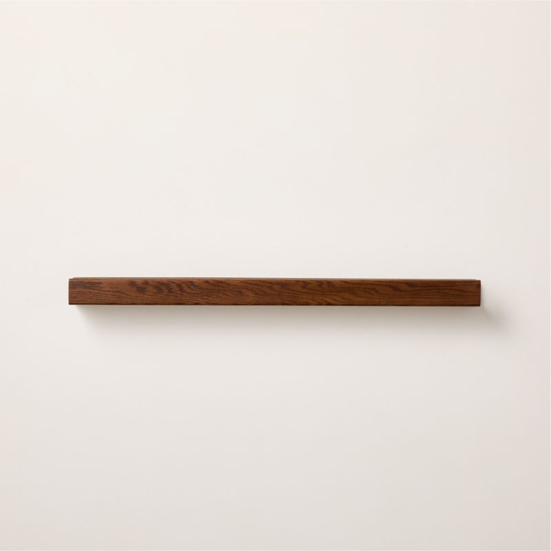View Calo Wood Picture Wall Shelf with Rail 36" details