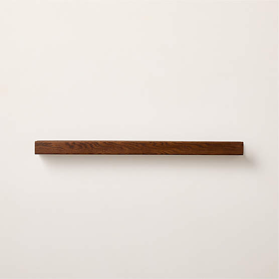 Calo Wood Picture Wall Shelf with Rail 36"