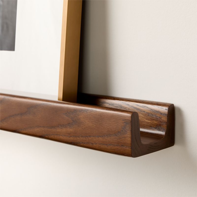 Calo Wood Picture Wall Shelf with Rail 48" - image 4 of 5