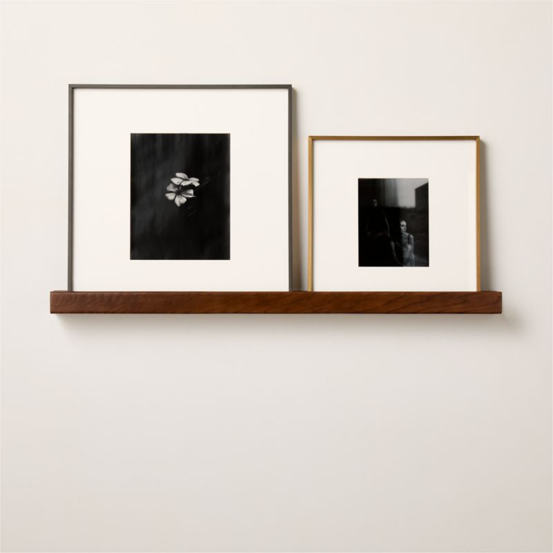 Calo Wood Picture Wall Shelf with Rail 48" - image 2 of 5