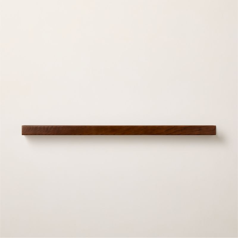 View Calo Wood Picture Wall Shelf with Rail 48" details